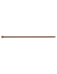 Klemme til stramning i rustfrit stål Nylon Brun 2,5X100