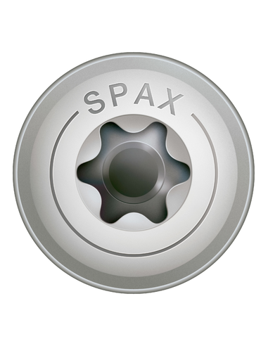 1 x Spax Tømrerskrue med skivehoved Rustfrit...