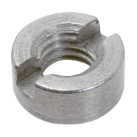 1 x Møtrik cylindrisk kærv Rustfrit stål M1.6