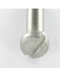 Vis m-hastighed Rustfrit stål A2 panhoved kærv M1X4... 2