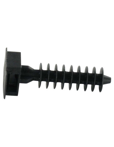 1 x STØTTE VÆG stil Plug sort nylon to 9.6