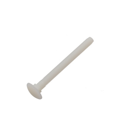 1 x Vognbolte M5X16 naturlig nylon