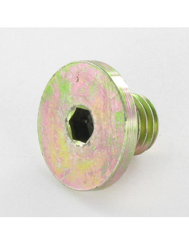 1 x Vis m-hastighed gul zink fladt hoved 20X13...