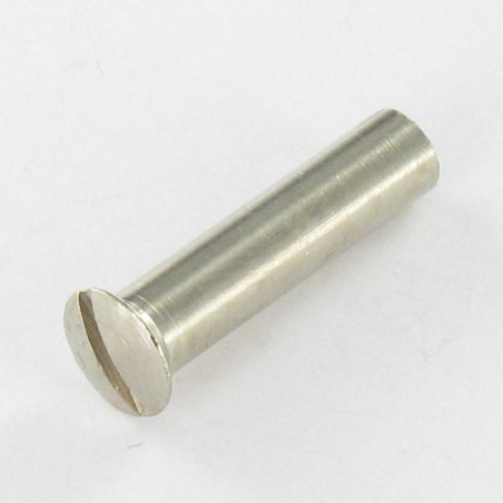 1 x Møtrik binder forsænket pan hoved kærv M4X13 5,4X24 Messing
