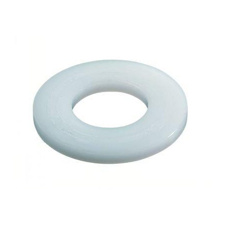1 x Skiver flad naturlig nylon M6X14X1.2 M