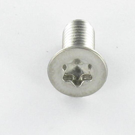 1 x Vis m-hastighed forsænket hoved T10 M3X25 Rustfrit stål A4 mikroskruer
