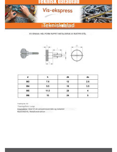 Vis m-hastighed riflet kærv stil Høj Rustfrit stål M3X8... 2