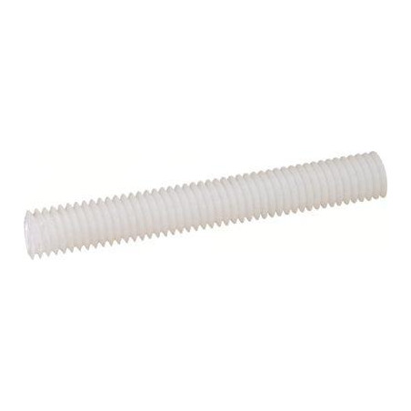 1 x Gevindstang M12 længde 1 meter naturlig nylon