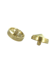 Rosette kegleformet Messing 25 Dæksel M3 trin 60