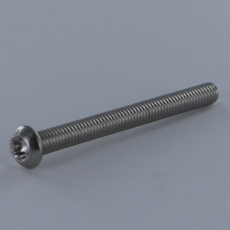 1 x Vis m-hastighed hoved Pan hoved T50 M10X16 Fuld trÃ¥d Rustfrit stål A2
