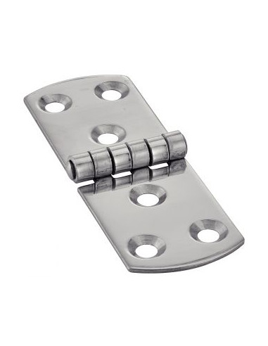 1 x Hængsel Tipo E 6 huller Rustfrit stål A2...