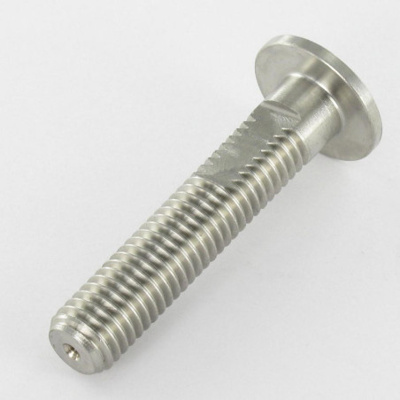 1 x Vis m-hastighed hoved flad A/FLAD 20X50 Gevind 43 M10 Rustfrit stål