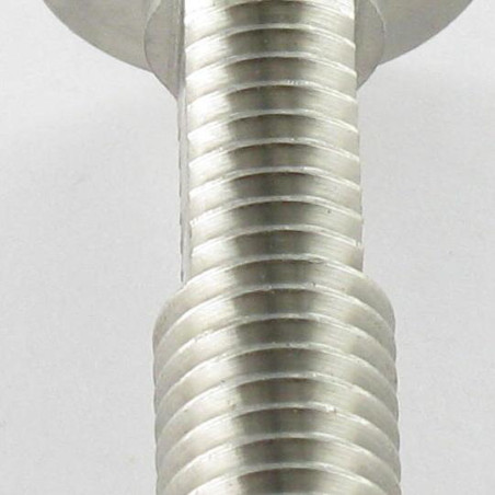 1 x Vis m-hastighed hoved flad A/FLAD 20X50 Gevind 43 M10 Rustfrit stål