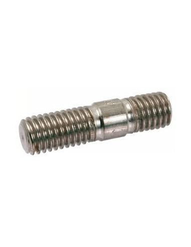 1 x Stift M6X388 Gevind 10 elforzinket stål