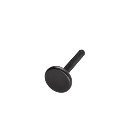 1 x FOD Jack skrue justering M8X50 Hoveddiameter 30 sort nylon