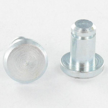 1 x Akse Skulder 8X16,5 elforzinket stål