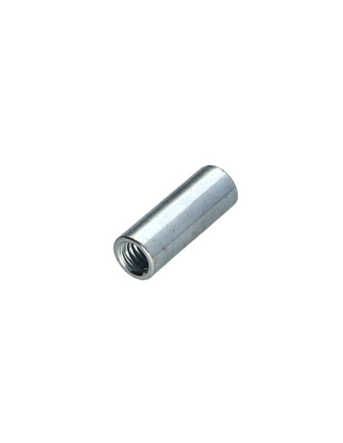 1 x Gevindmuffe cylindrisk 8X22 M6 elforzinket...