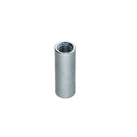 1 x Gevindmuffe cylindrisk 8X22 M6 elforzinket stål
