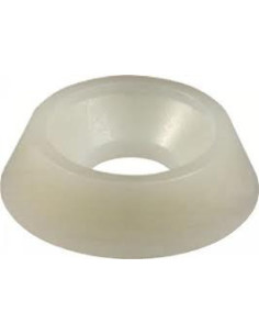 Skiver flad naturlig nylon 13X20X2 DIN 433