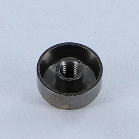 1 x Rosette kegleformet Forkromet messing 15 gevind blindt hul M3 50