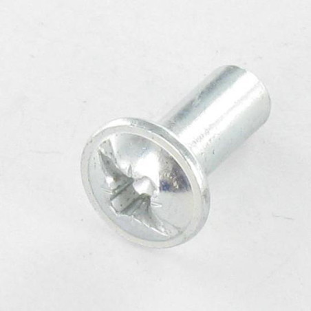 1 x Møtrik binder Split POZI M4X8 5X12 elforzinket stål