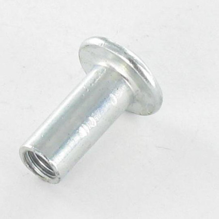 1 x Møtrik binder Split POZI M4X8 5X12 elforzinket stål