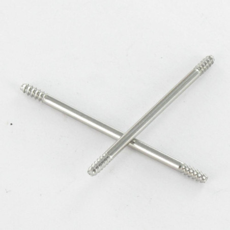 1 x Stang 2X37.6/5/5 Rustfrit stål