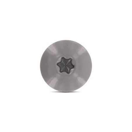 1 x Facade skruer T20 5,5X38 Hoveddiameter 12.3 Rustfrit stål A2 RAL7037