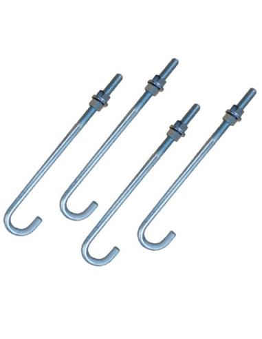 1 x Forankringsstænger M24X800 Gevind 150 +...