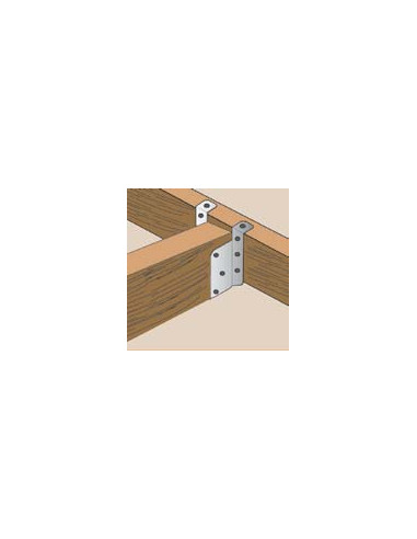1 x Bjælkesko med foldbar flange sendzimir 50X150