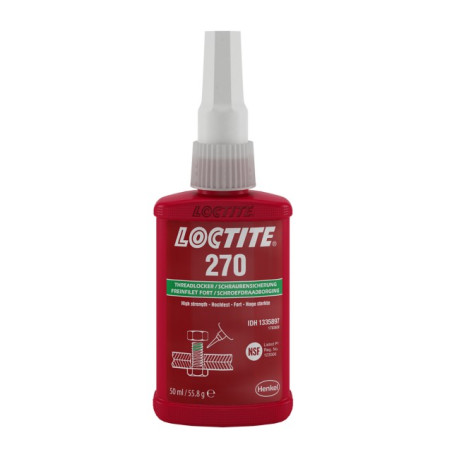 1 x Låsegevind høj styrke 50 ml LOCTITE 270