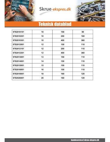 1 x Betonbor 9X120