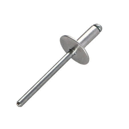 1 x Blindnitter Aluminium Tiger stål 3,2X8 hoved stor serie