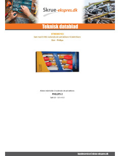 Sæt 5 Skruetrækker for elektriker 2