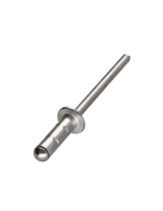 Nitte Aluminiumshus / Rustfri stålstang fladt hoved...
