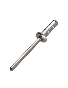 Nitte Aluminiumshus / Rustfri stålstang fladt hoved... 2