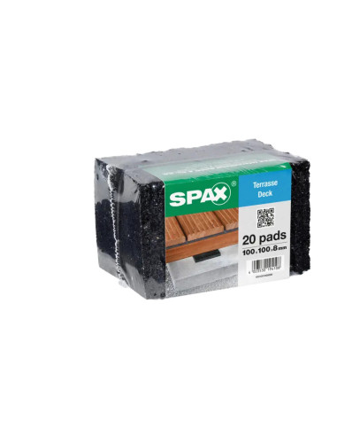 1 x Parti på 20 Bjælkebeskyttelsespuder Spax...