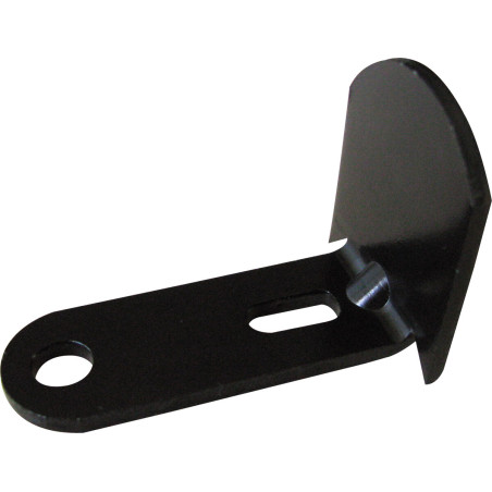 1 x Placa de impacto longa e angulada ajustável para persiana tipo espagnoleta 35MM Sort