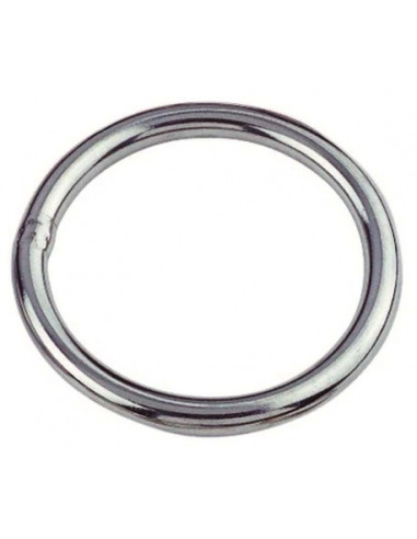 1 x Svejset ring Rustfrit stål A4 10X70