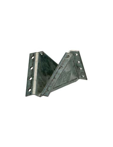 1 x Bjælkesko uden flange sendzimir 130X130X7