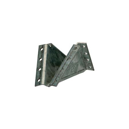 1 x Bjælkesko uden flange sendzimir 130X130X7