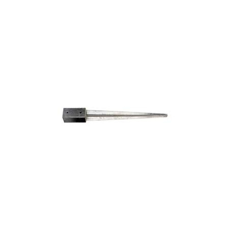 1 x Stolpebase SKARP 71X750 modstandsdygtig mod korrosion varmgalvaniseret stål