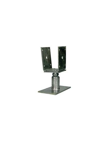 1 x Stolpebase justerbar 80X160 modstandsdygtig...