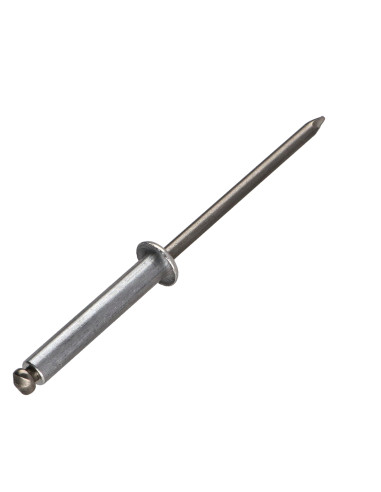 1 x Nitte Aluminium /NIROSTAR 5X30 fladt hoved