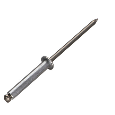 1 x Nitte Aluminium /NIROSTAR 5X30 fladt hoved