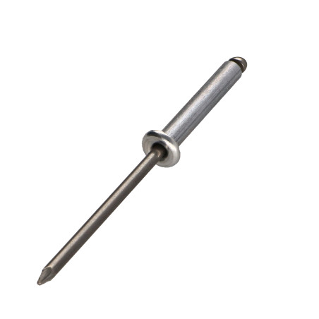 1 x Nitte Aluminium /NIROSTAR 5X30 fladt hoved