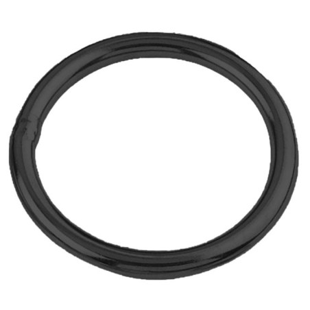 1 x Svejset ring Rustfrit stål A4 Sort 3X15