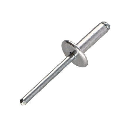 1 x Blindnitter Aluminium Tiger stål 5X12 hoved EKSTRA stor serie