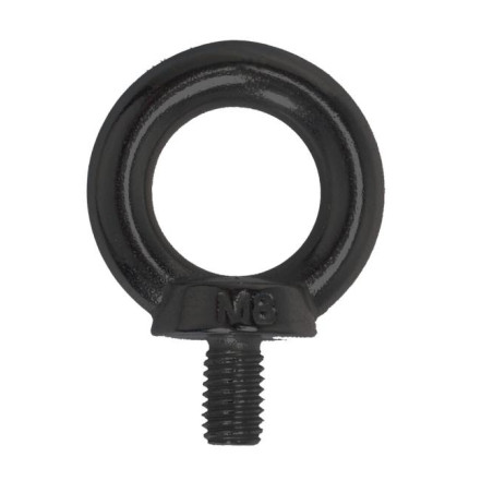1 x Skrue Hævering M10X45 Rustfrit stål A4 Sort