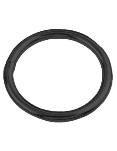 1 x Svejset ring Rustfrit stål A4 Sort 5X30